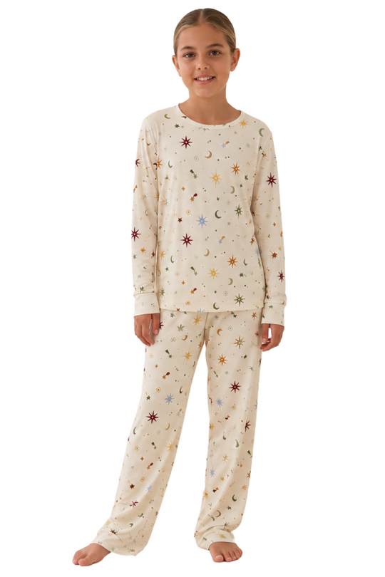 YOUTH Wide Leg Pant Set - STAR NIGHT