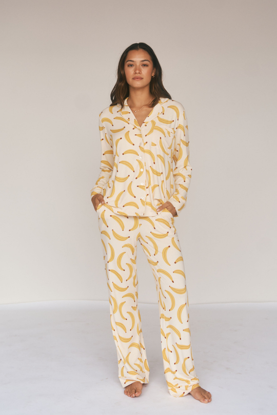 Ladies Collared Set - GO BANANAS