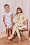 Kids Lounge Short Set - SARDINE