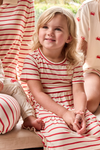Kids Twirl Dress - RED STRIPE