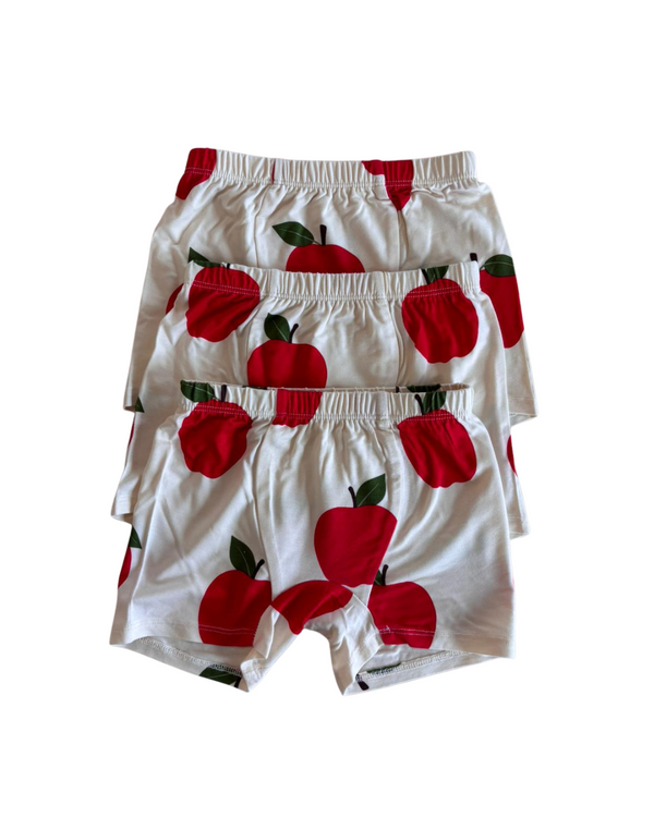 Kids Boxers - APPLE 3 PACK