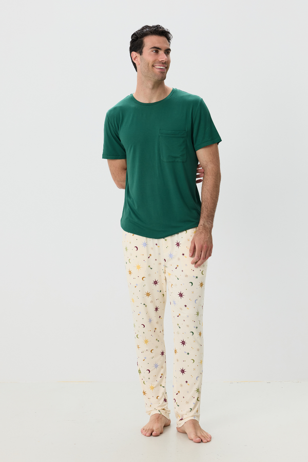Men's Boxer Pant Set - STAR NIGHT