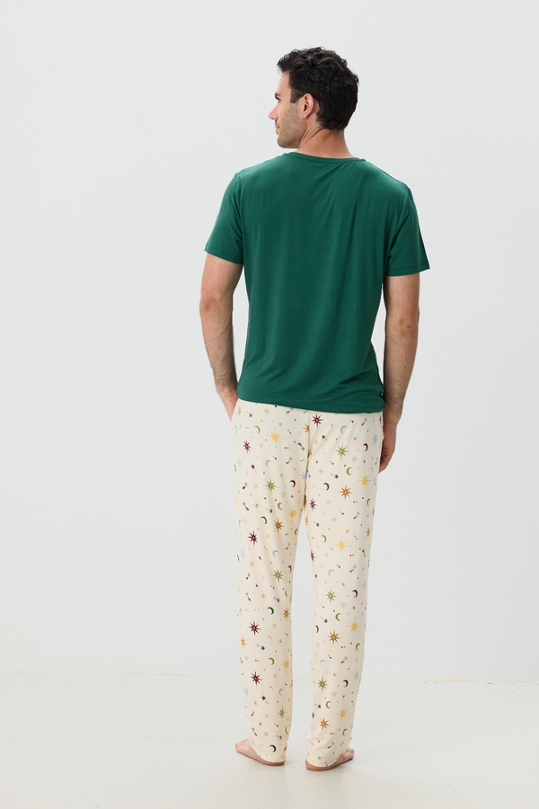 Men's Boxer Pant Set - STAR NIGHT