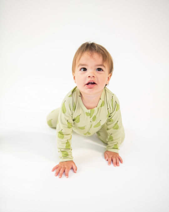 Zipper Sleeper - PEAR SORBET