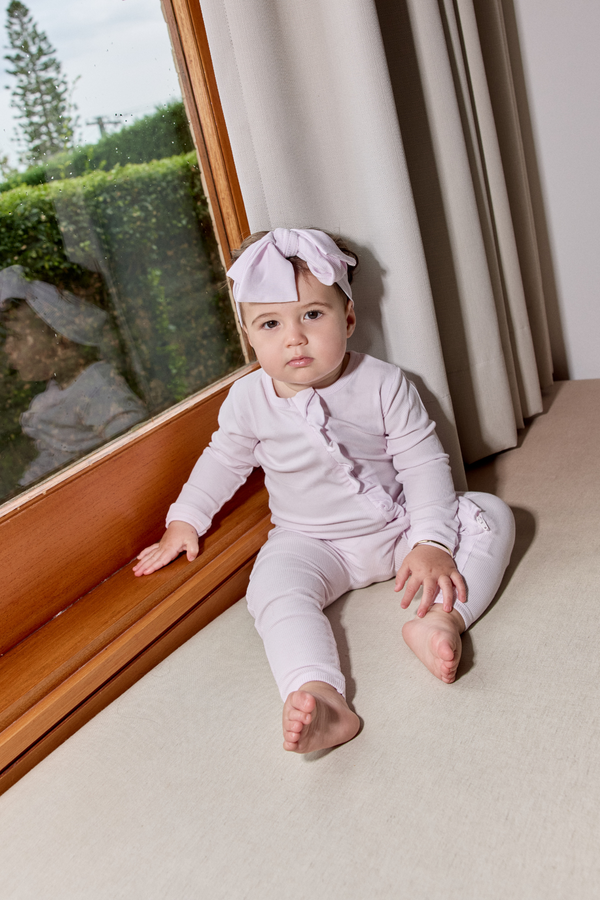 Bow Headband - MAUVE