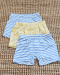 Kids Boxers - BLUE STRIPE + SUBMARINE 3 PACK