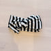 Bow Headband - BLACK AND WHITE STRIPE