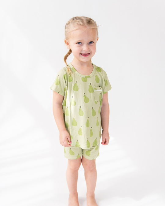 Kids Classic Shortie Set - PEAR SORBET