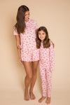 AU | Classic Thermal Pyjama - PINK CHERRY HEART