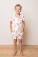 AU Kid's Button Up Short Set - SANTA