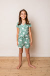 Kid's Button Up Short Set - POLAR BEAR