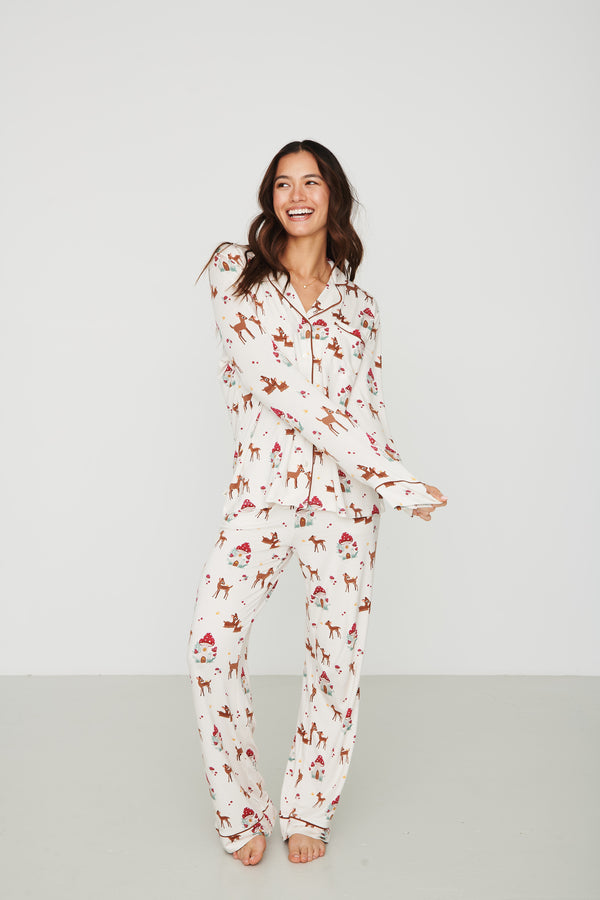 Ladies Collared Set - BAMBI