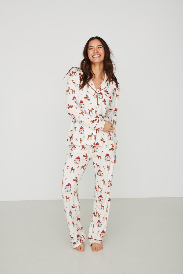 Ladies Collared Set - BAMBI