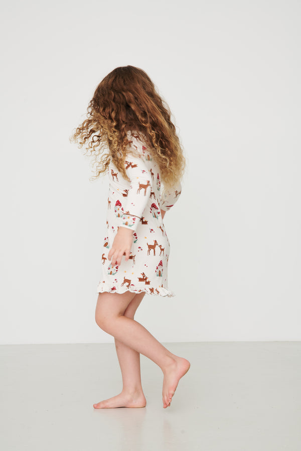 Ruffled Sleep Dress - BAMBI