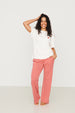 Ladies Boxer Pant Set - RED GINGHAM