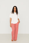 Ladies Boxer Pant Set - RED GINGHAM