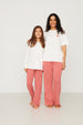 YOUTH Wide Leg Pant Set - RED GINGHAM