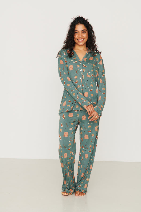 Ladies Collared Set - HOCKEY