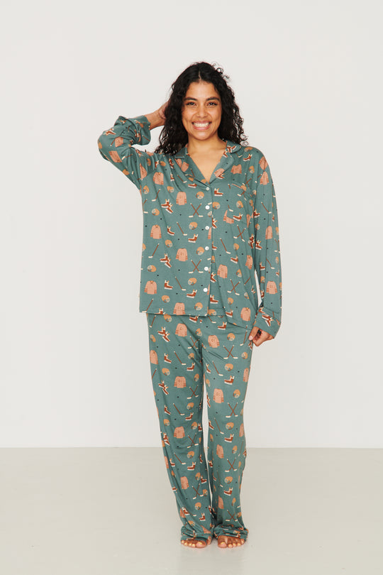 Ladies Collared Set - HOCKEY