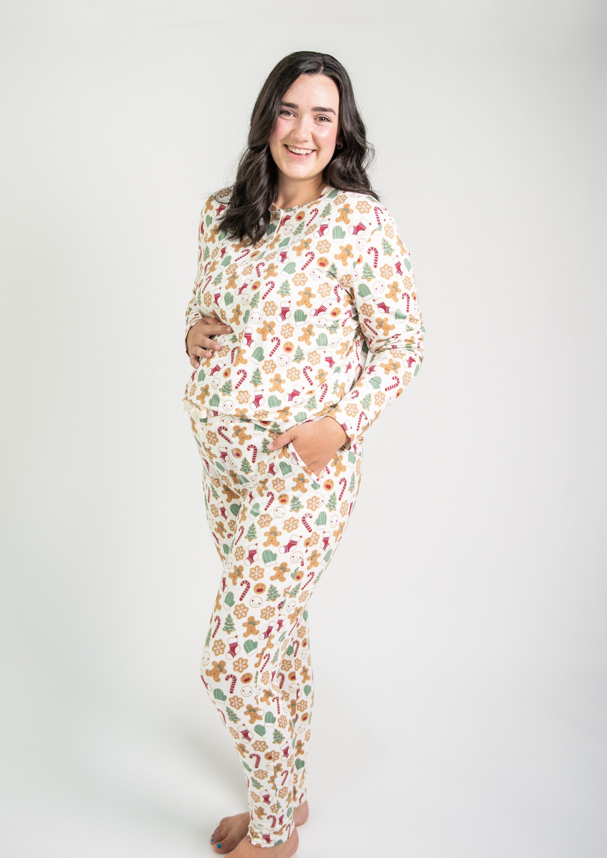 Women's MOM LIFE Short Sleeve Top and Drawstring Jogger Pajama Set