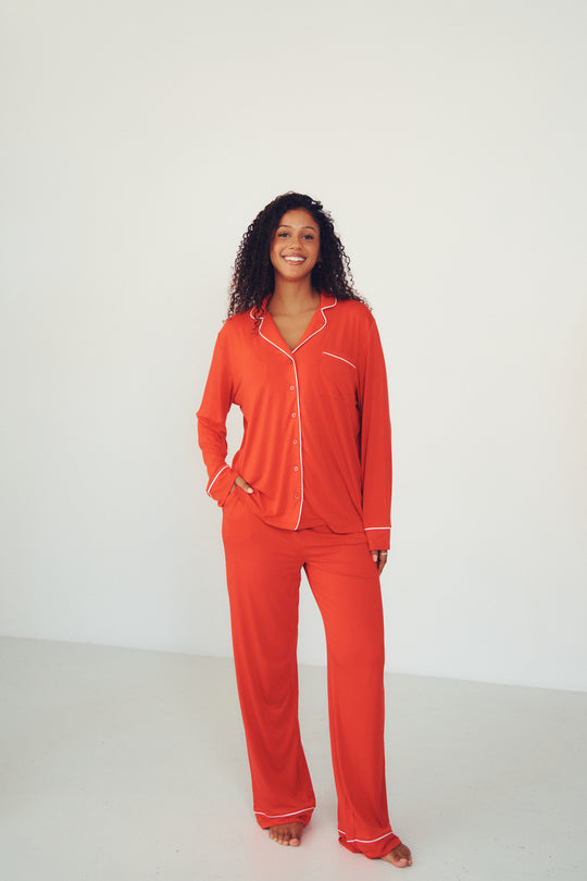 Ladies Collared Set - MERRY & BRIGHT