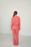 Ladies Collared Set - CANDYCANE CHECK