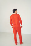 Men's Henley Wide Leg Set - MERRY & BRIGHT