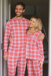 Ladies Collared Set - RED PLAID