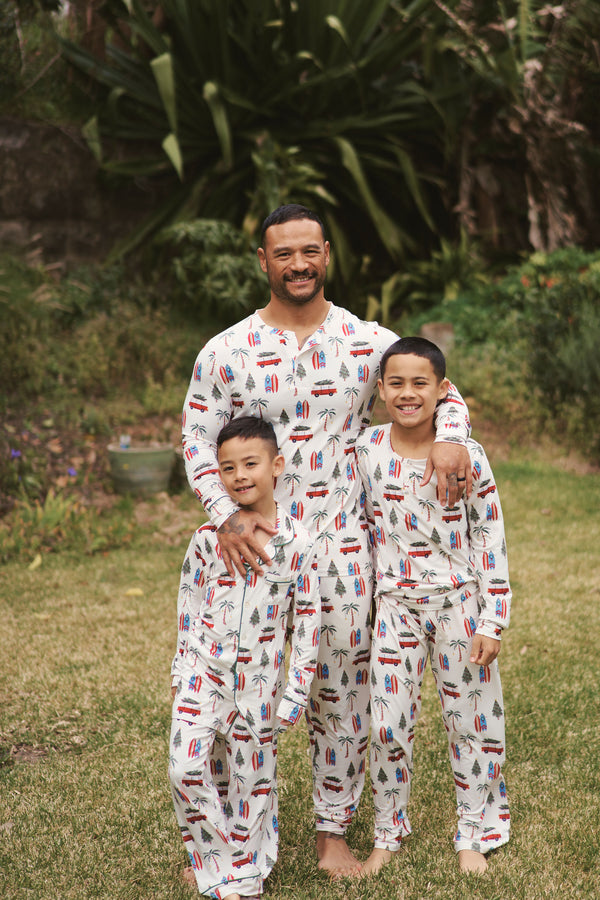 Men's Henley Jogger Set - CALI CHRISTMAS