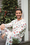 Men's Henley Jogger Set - CALI CHRISTMAS
