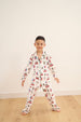 Kid's Collared Button up Set - CALI CHRISTMAS