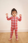 Zipper Sleeper - RED PLAID
