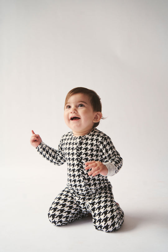 Zipper Sleeper - HOUNDSTOOTH