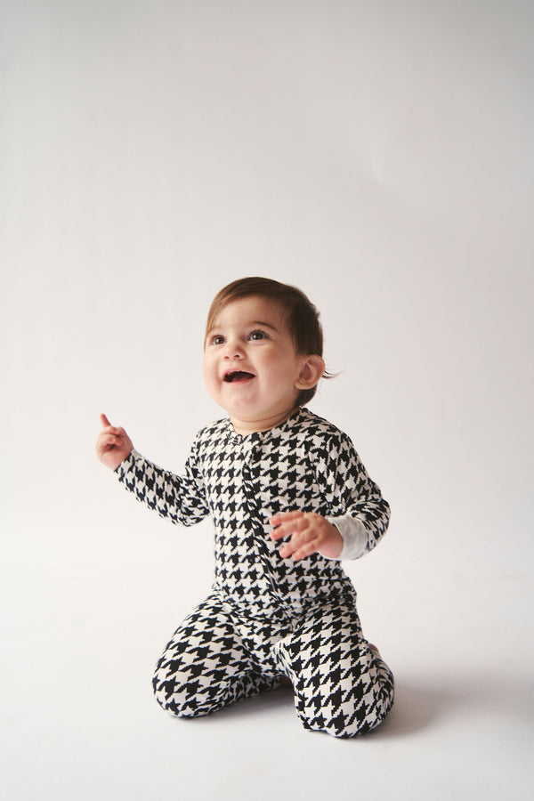 Zipper Sleeper - HOUNDSTOOTH