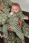 Zipper Sleeper - GREEN CHECK