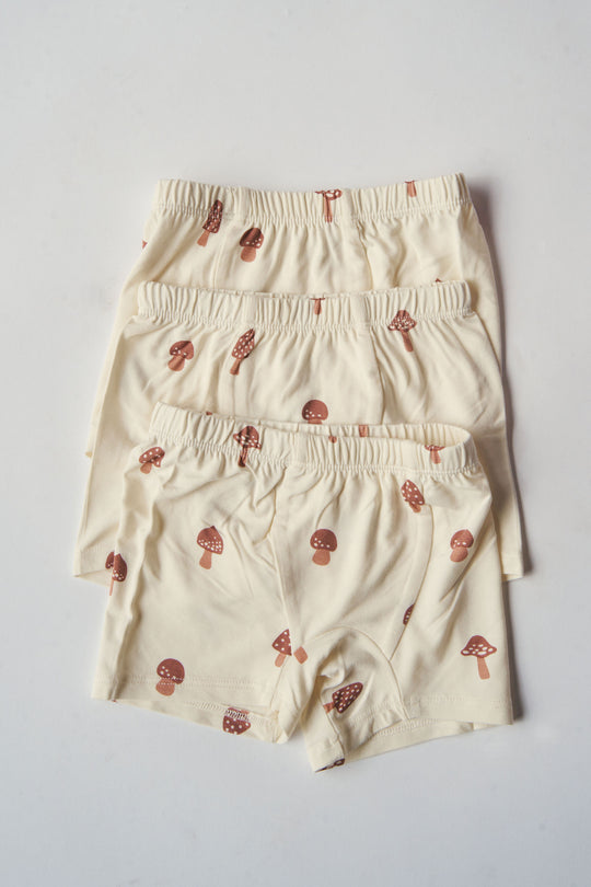 Kids Boxers - MUSHROOM MEADOW 3 PACK