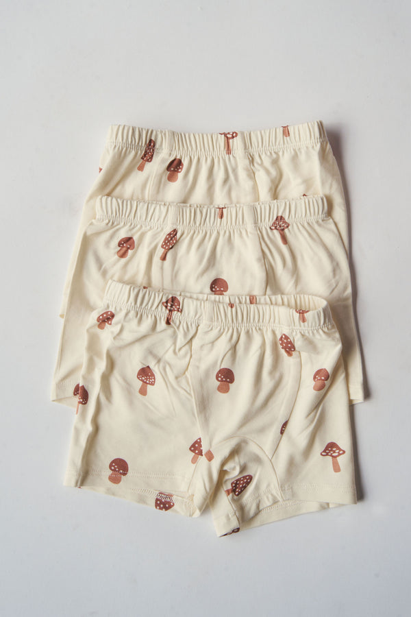 Kids Boxers - MUSHROOM MEADOW 3 PACK