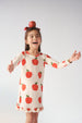 Long Sleeve Ruffled Sleep Dress - APPLE