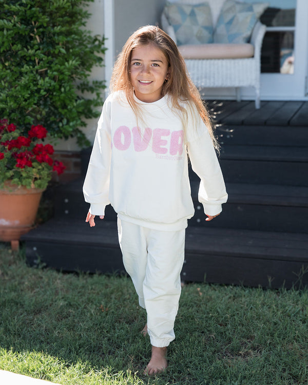 Cream Sweat Suit - LOVER