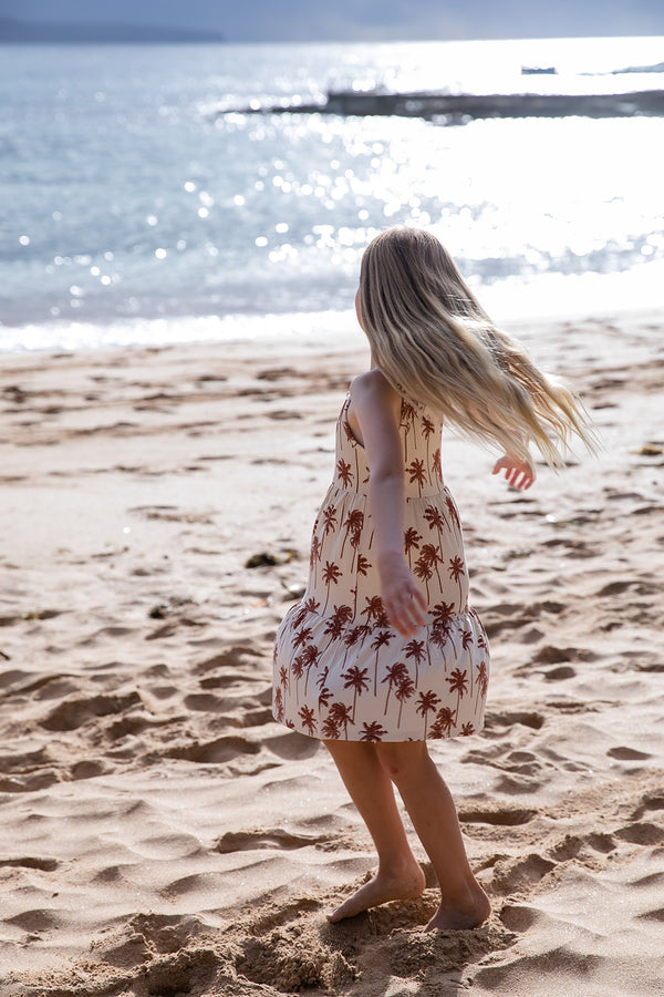 Kids Twirl Dress - PALMS
