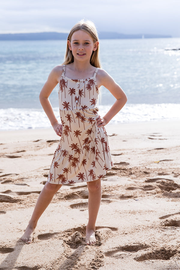 Kids Twirl Dress - PALMS