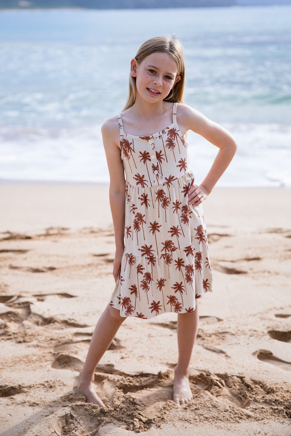 Kids Twirl Dress - PALMS