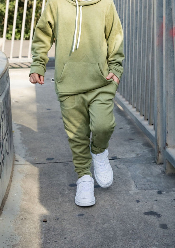 AU | Kids Joggers - WARM GREEN