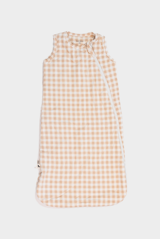 Sleep Sack - OAT GINGHAM