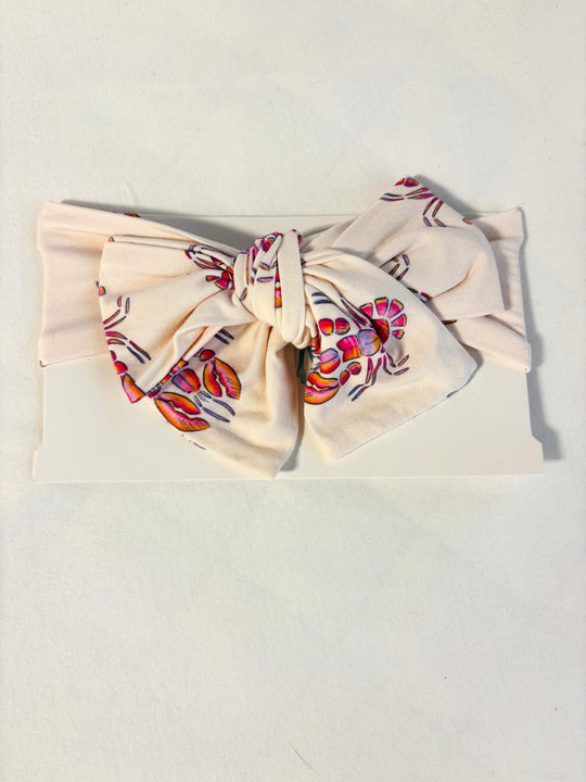 Bow Headband - LOBSTER