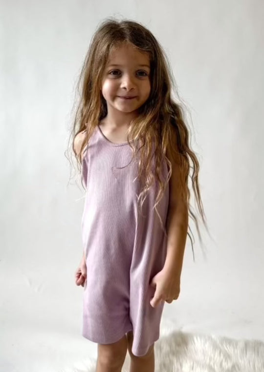 Tank Romper - GRAPE