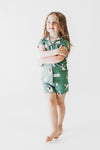 Kid's Button Up Short Set - POLAR BEAR