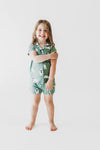 Kid's Button Up Short Set - POLAR BEAR