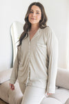 Ladies Collared Set - KHAKI GREEN