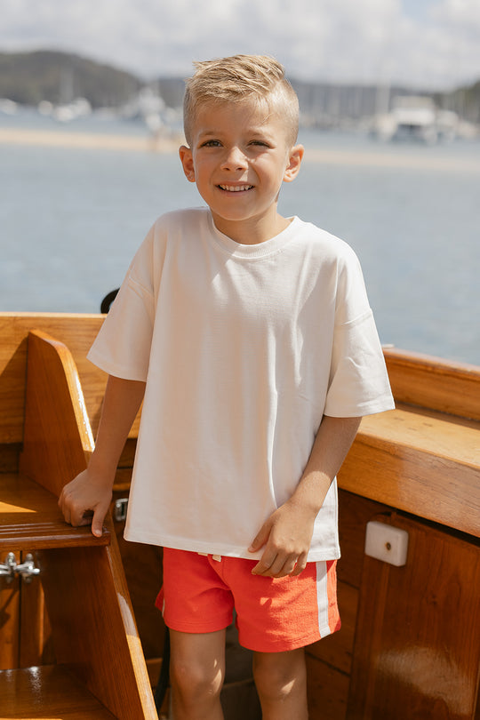 Kids Cotton T-Shirt - WHITE